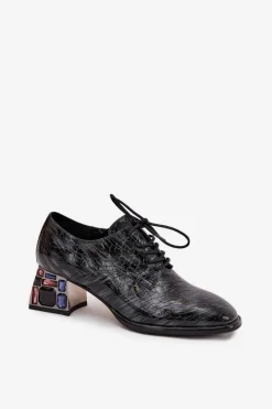 Półbuty Skórzane><noscript><img width=