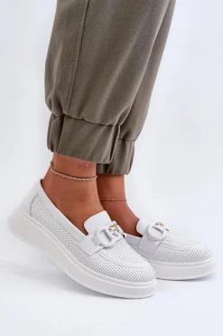 Loafersy Damskie|Mokasyny Damskie Skórzane><noscript><img width=