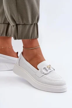 Loafersy Damskie|Mokasyny Damskie Skórzane><noscript><img width=