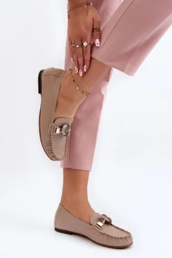 Loafersy Damskie|Mokasyny Płaskie><noscript><img width=