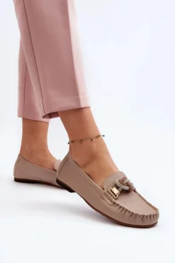 Loafersy Damskie|Mokasyny Płaskie><noscript><img width=