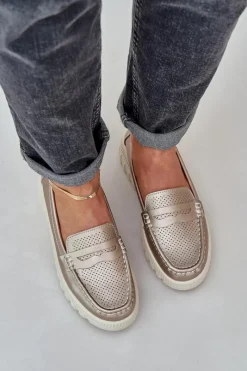 Loafersy Damskie|Mokasyny Damskie Skórzane><noscript><img width=