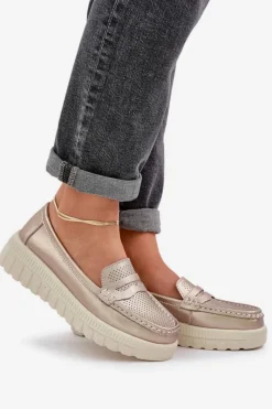 Loafersy Damskie|Mokasyny Damskie Skórzane><noscript><img width=