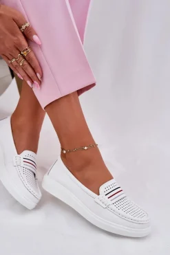 Loafersy Damskie|Mokasyny Damskie Skórzane><noscript><img width=