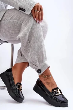 Loafersy Damskie|Mokasyny Damskie Skórzane><noscript><img width=