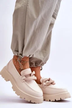 Mokasyny Damskie Skórzane><noscript><img width=