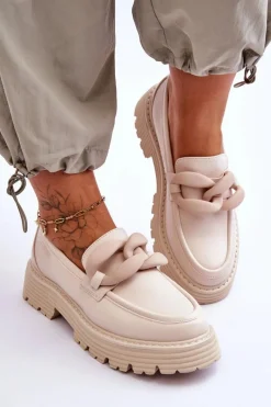 Mokasyny Damskie Skórzane><noscript><img width=