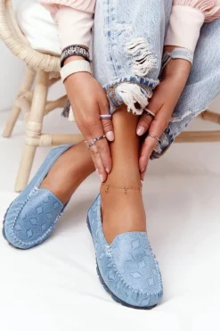 Mokasyny Damskie Skórzane><noscript><img width=