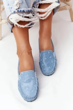 Mokasyny Damskie Skórzane><noscript><img width=