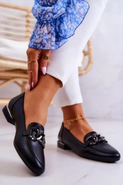 Mokasyny Damskie Skórzane><noscript><img width=