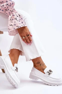 Mokasyny Damskie Skórzane><noscript><img width=