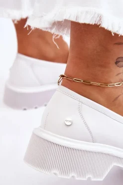 Mokasyny Damskie Skórzane><noscript><img width=