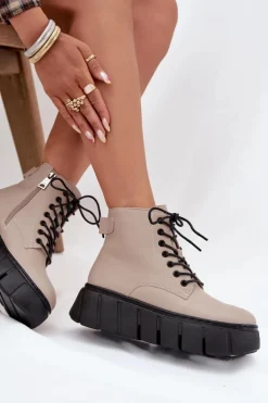 Botki Ocieplane|Botki Skórzane></noscript>Buty damskie Vinceza Skórzane Ocieplane Botki Damskie Na Platformie Vinceza 66803 Beżowe Beżowy