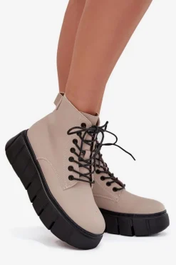 Botki Ocieplane|Botki Skórzane></noscript>Buty damskie Vinceza Skórzane Ocieplane Botki Damskie Na Platformie Vinceza 66803 Beżowe Beżowy