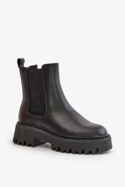 Botki Ocieplane|Czarne Botki><noscript><img width=