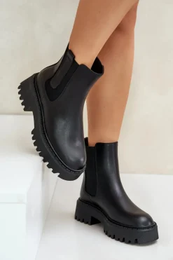 Botki Ocieplane|Czarne Botki><noscript><img width=