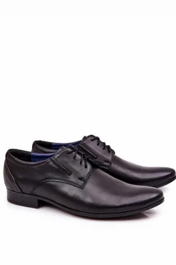 Bednarek Polish Shoes|Półbuty Eleganckie>Boto Skórzane Półbuty Bednarek 694 Czarne