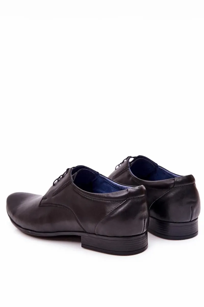 Bednarek Polish Shoes|Półbuty Eleganckie>Boto Skórzane Półbuty Bednarek 694 Czarne
