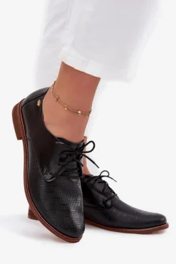 Półbuty Skórzane><noscript><img width=