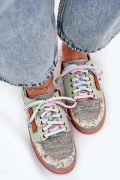 Półbuty Skórzane></noscript>Maciejka Skórzane Półbuty Damskie 06791-09 Jasnozielone