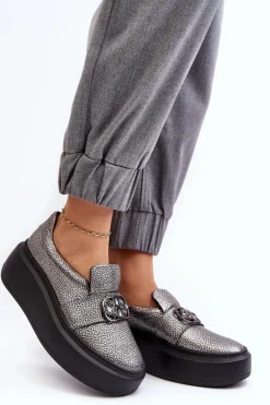 Półbuty Skórzane><noscript><img width=