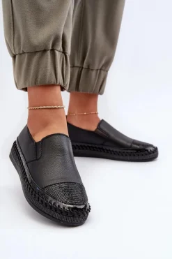 Półbuty Skórzane><noscript><img width=