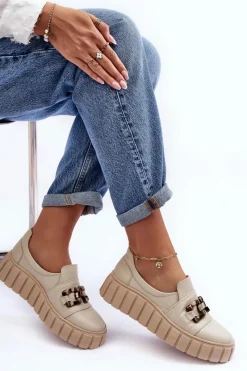 Półbuty Skórzane><noscript><img width=