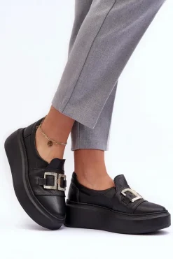 Półbuty Skórzane><noscript><img width=