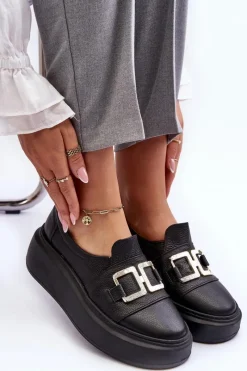 Półbuty Skórzane><noscript><img width=