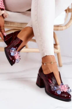 Półbuty Skórzane><noscript><img width=