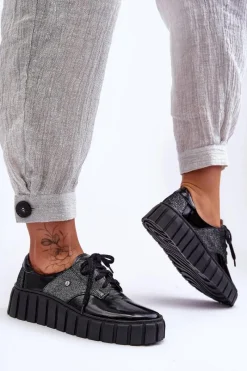 Półbuty Skórzane><noscript><img width=