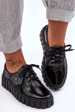 Półbuty Skórzane><noscript><img width=