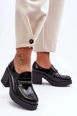 Półbuty Skórzane><noscript><img width=