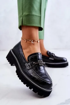 Mokasyny Damskie Skórzane><noscript><img width=