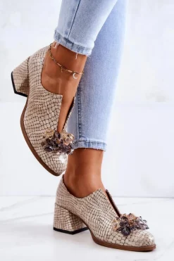 Półbuty Skórzane><noscript><img width=