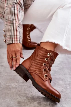 Botki Sznurowane|Botki Zimowe Damskie><noscript><img width=