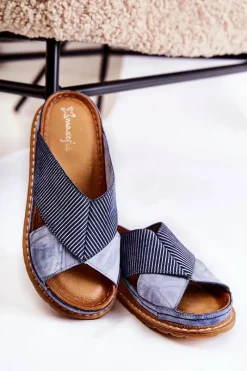 Klapki Damskie Klasyczne><noscript><img width=