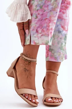 Sandały Na Obcasie><noscript><img width=