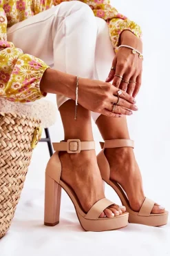 Sandały Na Obcasie><noscript><img width=