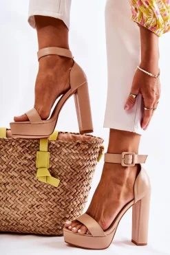 Sandały Na Obcasie><noscript><img width=