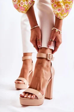 Sandały Na Obcasie><noscript><img width=