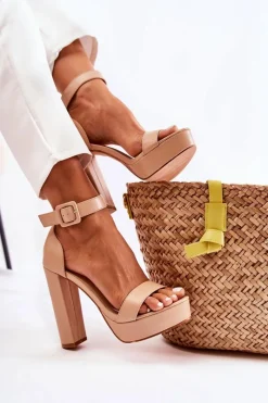 Sandały Na Obcasie><noscript><img width=