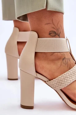 Sandały Na Obcasie|Botki Wiosenne><noscript><img width=