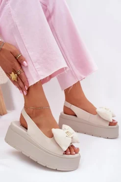 Sandały Na Koturnie|Sandały Płaskie><noscript><img width=