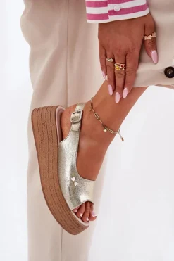 Sandały Na Koturnie><noscript><img width=