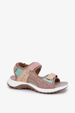 Sandały Płaskie></noscript>Buty damskie Vinceza Skórzane Sandały Damskie Sportowe McKeylor 95347 Beżowe Beżowy