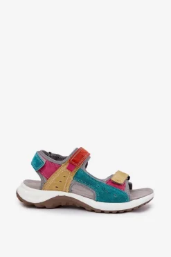 Clearance Buty damskie Vinceza Skórzane Sandały Damskie Sportowe McKeylor 95347 Multikolor Wielokolorowy