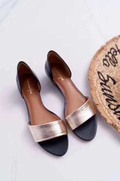 Sandały Płaskie><noscript><img width=