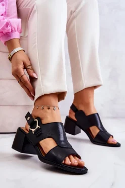 Sandały Na Obcasie><noscript><img width=