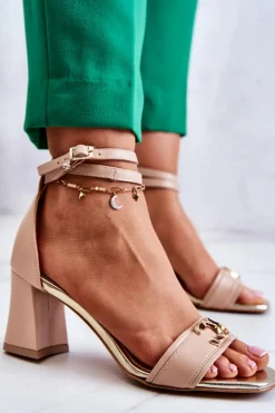 Sandały Na Obcasie><noscript><img width=